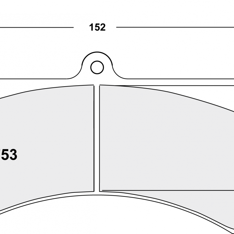 High bite, high friction for sprint / rally. Race brake pads - 6-piston Wilwood GNIII caliperGrand National